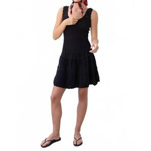 NEW RAISONNEL ava fit and flare knit dress in black